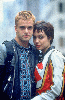 Angelina et Jonny Lee Miller dans ''Hackers''